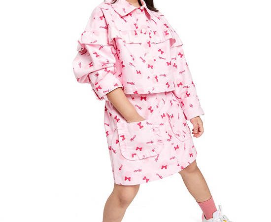 FOF KIDS Girl Skort Disney Minnie Mouse Printed Pink