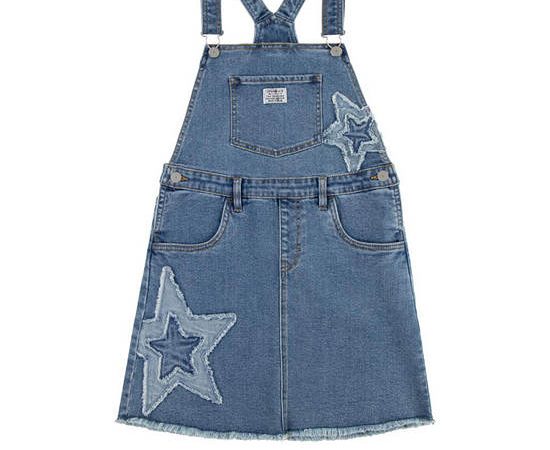 LEVI'S KIDS Girl Toddler Skirtall with Fray Edge Denim Mco-Drew Me In