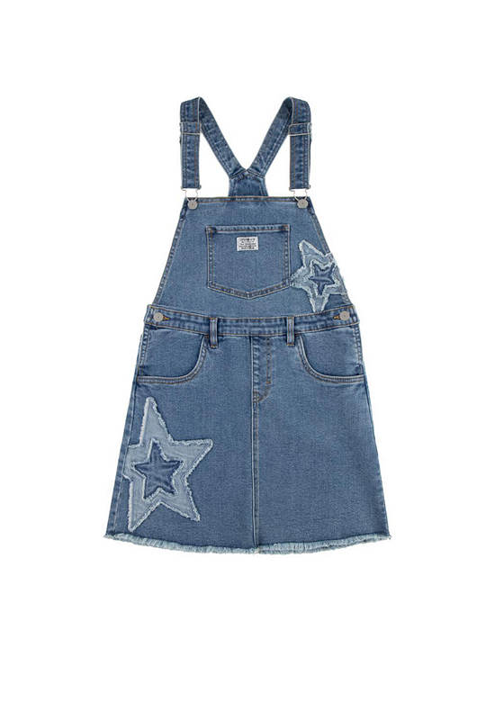 LEVI'S KIDS Girl Toddler Skirtall with Fray Edge Denim Mco-Drew Me In