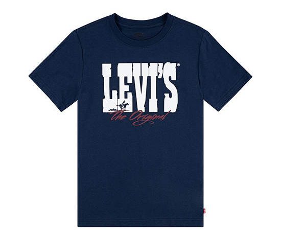 LEVI'S KIDS Boy Toddler Tee Short Sleeves Yee-Haw C8D-Dress Blues