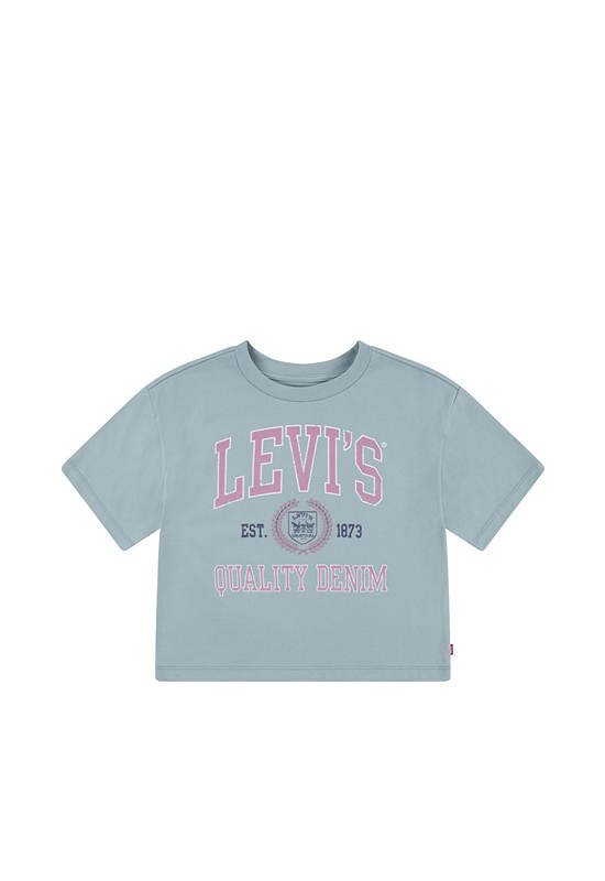 LEVI'S KIDS Girl Toddler Tee Short Sleeves Collegiate Meet And Greet Bik-Levi'S Blue Surf