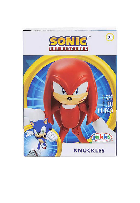 SONIC PRIME Mini Figures Checklane Kunckless 2.5 inches Red