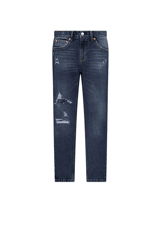 LEVI'S KIDS Boy Toddler Jeans 512 Slim Taper Dat-El Train With Destruction