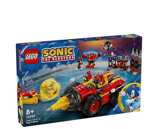 LEGO Block Toy Super Sonic vs. Egg Drillster 76999 Multi-Color
