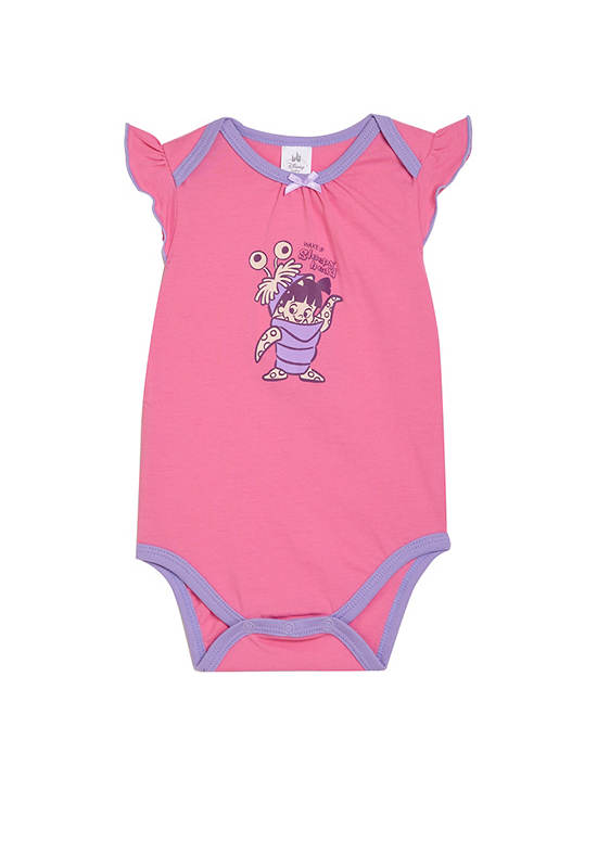 Angel Baby Girl Infant Jumpsuit Monsters Inc Pink