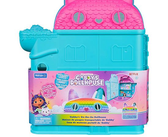 GABBYS DOLLHOUSE Dollhouse On The Go Multi-Color