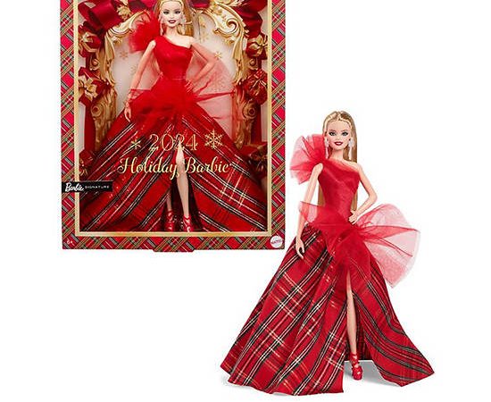 BARBIE Doll Barbie 2024 Holiday Barbie - Blonde HRM61 Multi-Color