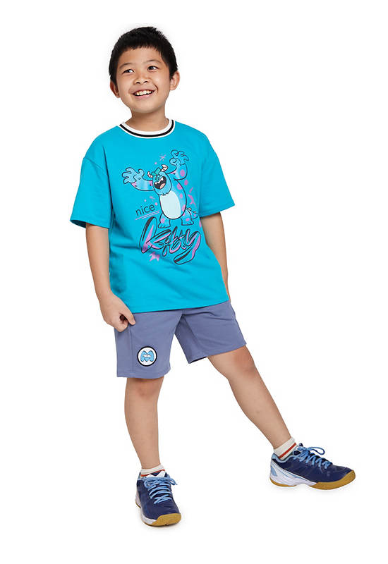 FOF KIDS Boy T-Shirt Round Neck Disney Pixar Aqua