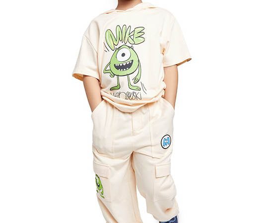 FOF KIDS Boy Hood Sweater Disney Pixar Cream