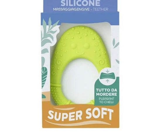 CHICCO Teether Avocado All Soft Green Yellow