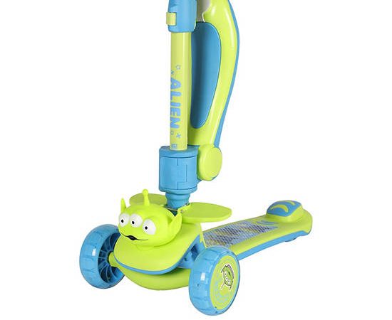 GB Foldable Twist Scooter 2 In 1 Alien 3D Green