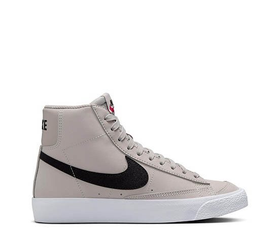 NIKE KIDS Boy Sneakers Blazer Mid 77 HF Metallic Silver/Black-White-Lt Iron Ore