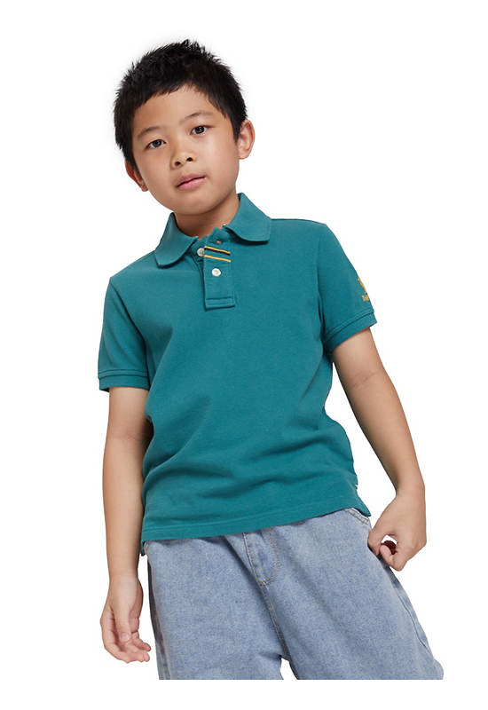 DeFry 01 Boy Polo Shirt Short Sleeves Collared
