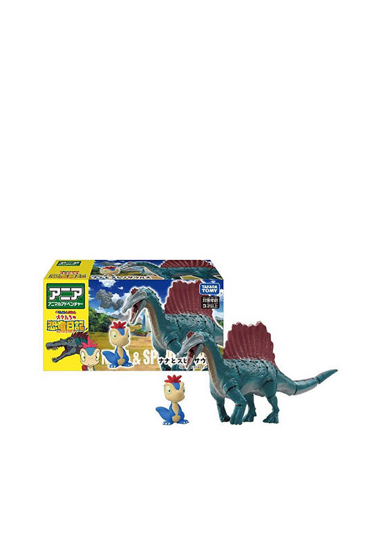 ANIA Figure Shinchan Character & Spinosaurus Ania Multi-Color
