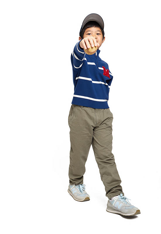 DeFry 01 Boy Sweatshirt Crew Neck Navy