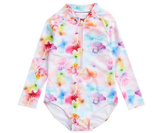MOTHERCARE Girl Swimsuit One Piece Floral Print Multi-Color