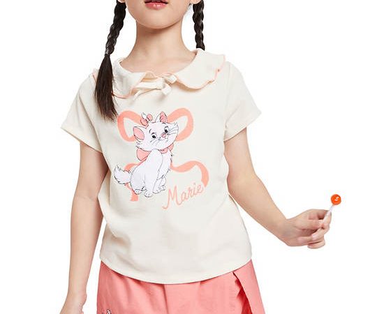 FOF KIDS Girl T-Shirt Short Sleeves Marie Print Cream