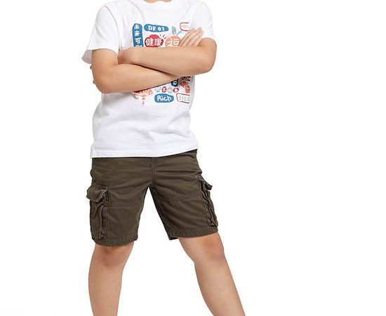 DeFry 01 Boy T-Shirt Short Sleeves 2501FTSB003 White