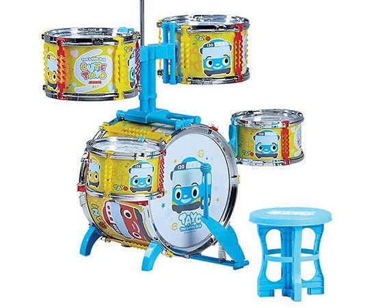 TAYO The Little Bus Play Drum Set Tayo Blue