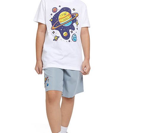 FOF KIDS Boy Shorts Space Print