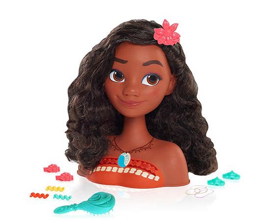DISNEY Mini Styling Head Doll Moana Disney Princess Multi-Color