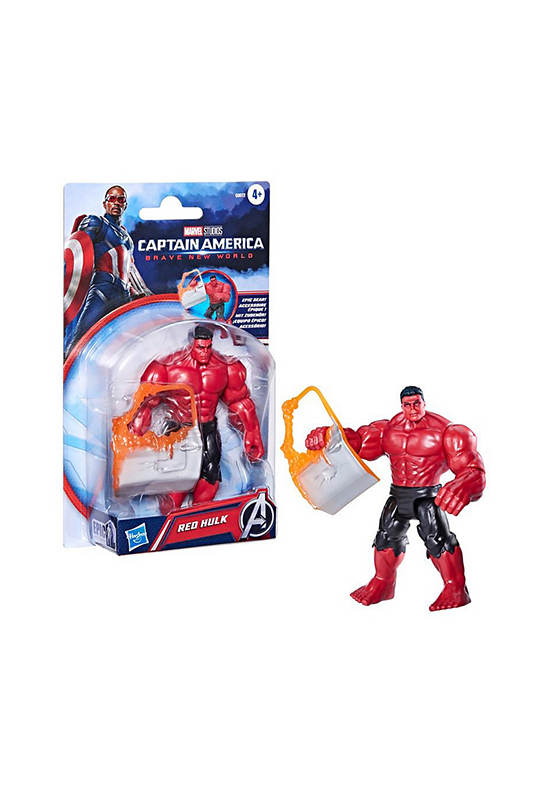 MARVEL HASBRO Figure Avengers Captain America Nwo Deluxe Villain 4 inch Red