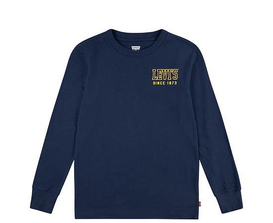 LEVI'S KIDS Boy T-shirt Academic Explorer Long Sleeves Dress Blues