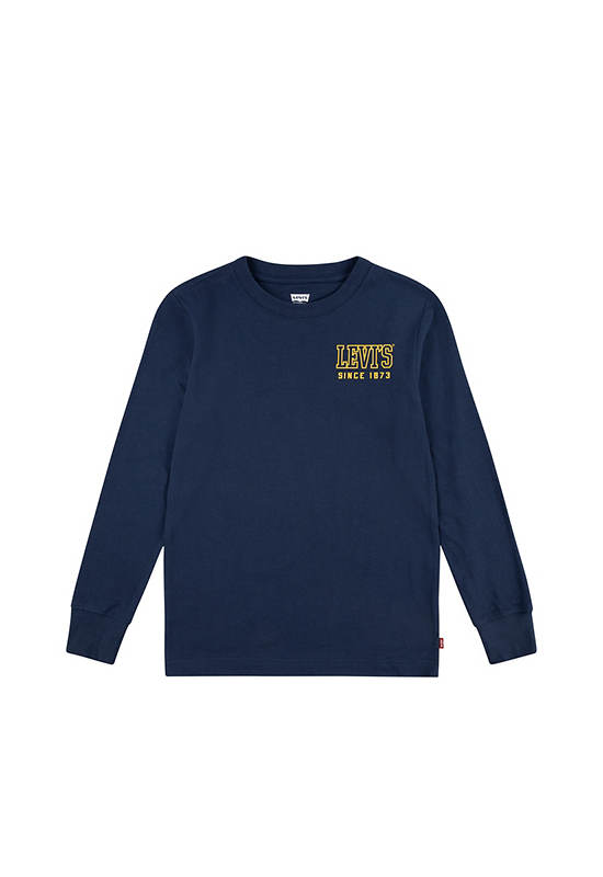 LEVI'S KIDS Boy T-shirt Academic Explorer Long Sleeves Dress Blues