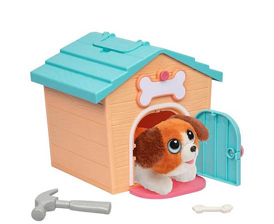 LITTLE LIVE PETS Plush Toy My Puppy's Home Minis Teal & Orange Home Multi-Color