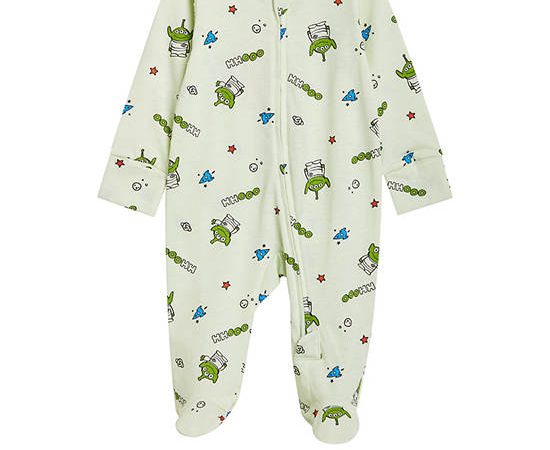 Angel Baby Boy Infant Jumpsuit Short Sleeves Greenman Green