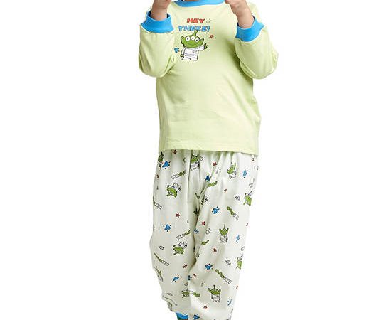 Angel Baby Boy Toddler Pyjamas Sweatshirt Long Sleeves + Pants Greenman Green