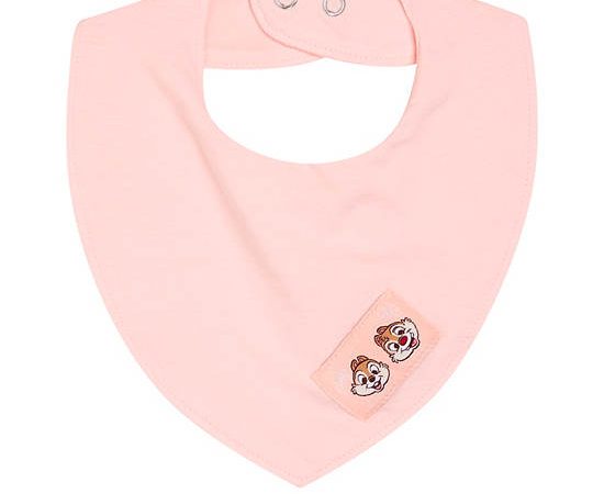 Angel Baby Girl Infant Bib Chip'n Dale Pink