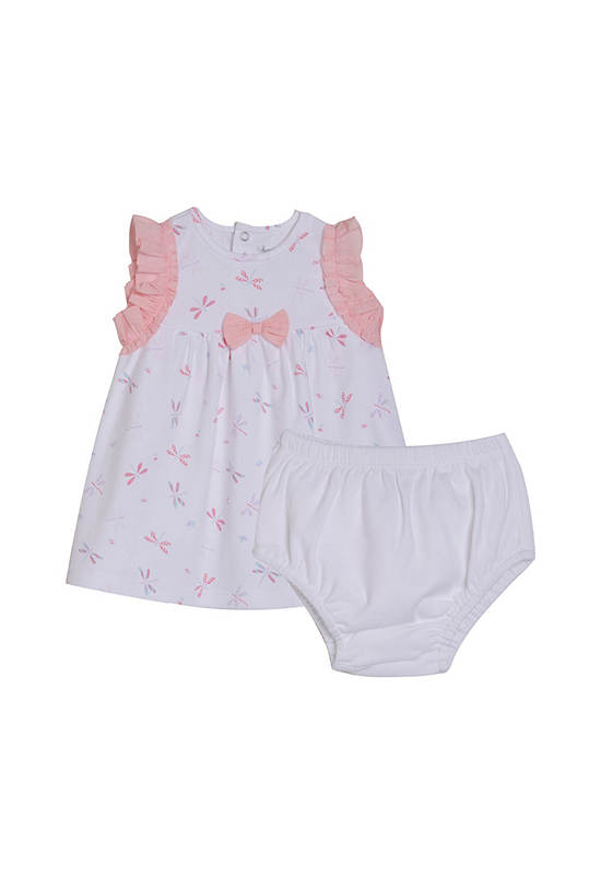 Angel Baby Girl Toddler Dress Sleeveless White