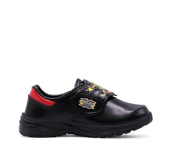 POPTEEN Boy Toddler Kindergarten Shoes PM22 Black