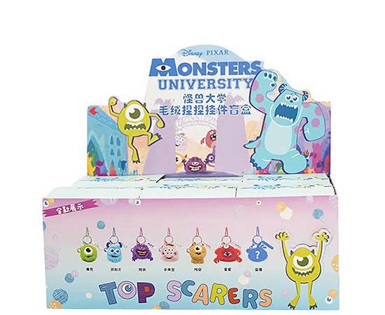 DISNEY PIXAR Blind Box Keychain Monsters University Multi-Color