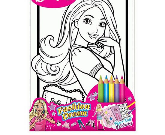 BARBIE Coloring Book Fashion Dream - Let's Dress And Make Up With Barbie Multi-Color