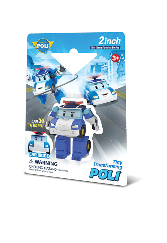 ROBOCAR POLI Toy Vehicle Robocar Poli Transforming Robot 2 inch Poli