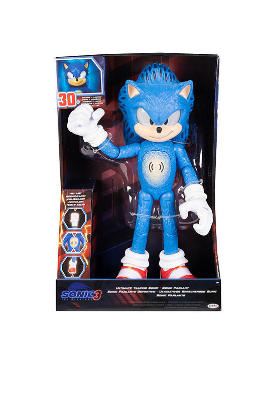 SONIC PRIME Figure Sonic The Hedgehog 3 Ultimate Talking Sonic