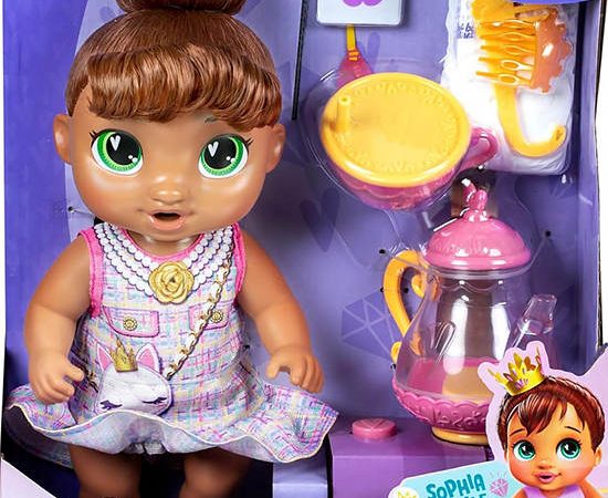 BABY ALIVE Doll Bubbly Tea Party Sophia Multi-Color