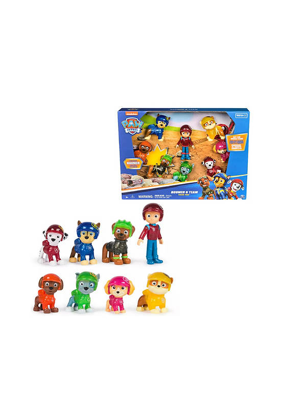 PAW PATROL Figure Set Rescue Boomer & Team