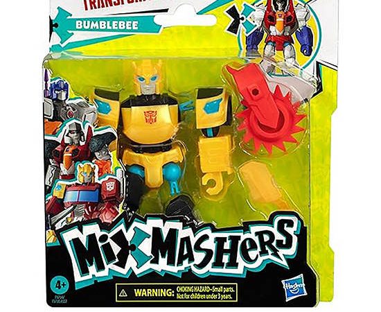 TRANSFORMERS Transforming Figure Bumblebee Mixmashers Yellow