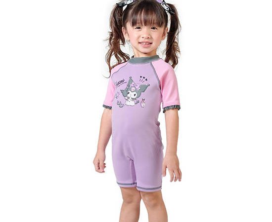KEED Girl Swimsuit Short Tempflex Kuromi Purple