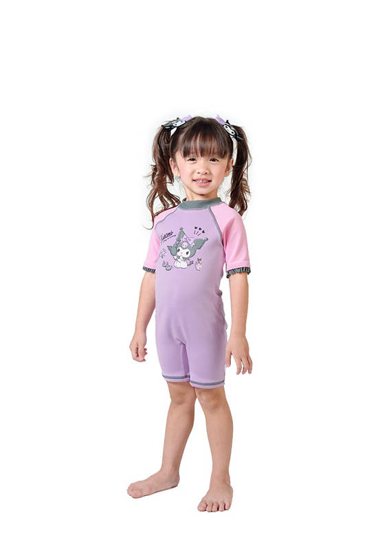 KEED Girl Swimsuit Short Tempflex Kuromi Purple