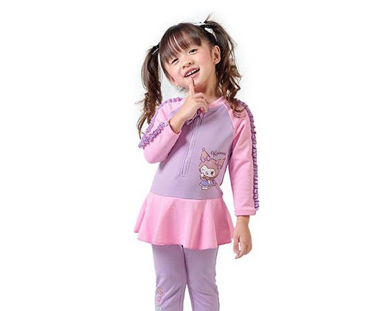 KEED Girl Swimsuit Long Skirt Tempflex Kuromi Purple