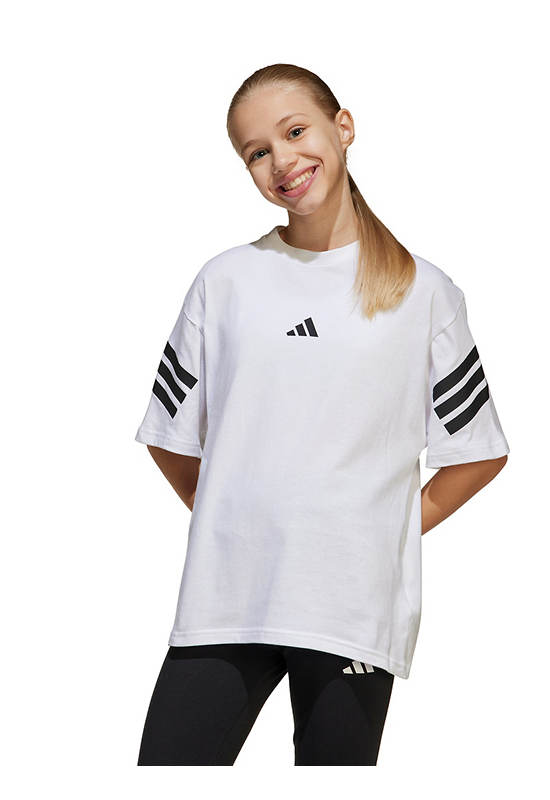 ADIDAS KIDS Unisex Kids T-Shirt Future Icons 3-Stripes White