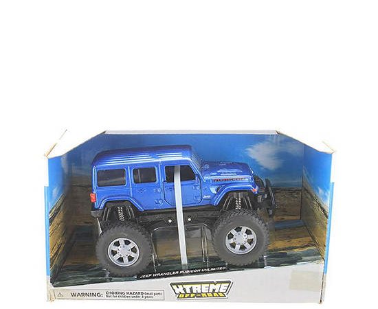 NEW RAY Vehicle Toy Jeep Wrangler 1:32 Blue