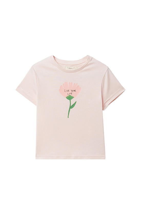 SFERA KIDS Girl T-Shirt Positional Light Pink