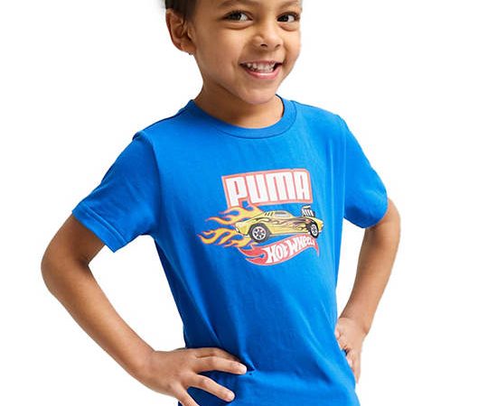 PUMA KIDS Boy Toddler Tee Puma X Hot Wheels Graphic Puma Team Royal