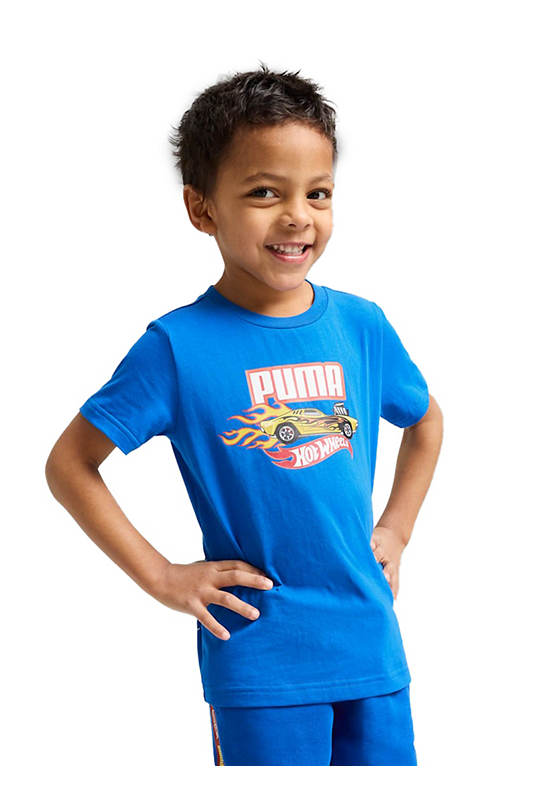 PUMA KIDS Boy Toddler Tee Puma X Hot Wheels Graphic Puma Team Royal