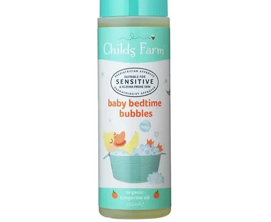 Childs Farm Baby Bedtime Bubbles Organic Tangerine 250 mL Light Green